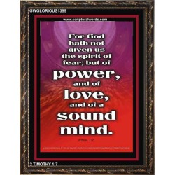 A SOUND MIND   Christian Paintings Frame   (GWGLORIOUS1399)   