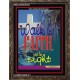 WALK BY FAITH   Inspirational Wall Art Wooden Frame   (GWGLORIOUS1631)   