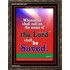 WHOSOEVER SHALL CALL   Inspiration Wall Art Frame   (GWGLORIOUS1632)   "33x45"