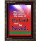 WHOSOEVER SHALL CALL   Inspiration Wall Art Frame   (GWGLORIOUS1632)   