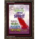 WALK IN THE SPIRIT   Large Framed Scripture Wall Art   (GWGLORIOUS1667)   