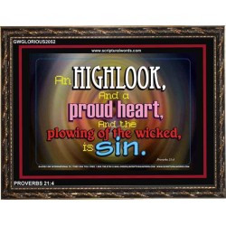 A PROUD HEART   Frame Biblical Paintings   (GWGLORIOUS2052)   