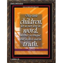 TRUE LOVE   Contemporary Christian Wall Art Acrylic Glass frame   (GWGLORIOUS232)   "33x45"