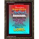 ABOUNDING IN THE WORK OF THE LORD   Inspiration Frame   (GWGLORIOUS3147)   