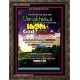 UNRIGHTEOUS SHALL NOT INHERIT THE KINGDOM   Large Framed Scripture Wall Art   (GWGLORIOUS3204)   