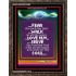 WITH ALL THY HEART   Scriptural Portrait Acrylic Glass Frame   (GWGLORIOUS3306B)   "33x45"
