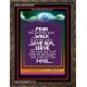 WITH ALL THY HEART   Scriptural Portrait Acrylic Glass Frame   (GWGLORIOUS3306B)   