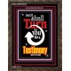 TURN TO YOU FOR A TESTIMONY   Framed Lobby Wall Decoration   (GWGLORIOUS3354)   