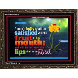 A MANS BELLY   Business Motivation Dcor   (GWGLORIOUS3420)   "45x33"
