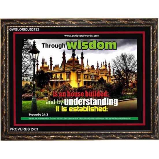 WISDOM AND UNDERSTANDING   Scripture Wall Art   (GWGLORIOUS3782)   