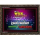 WISDOM   Scriptural Framed Signs   (GWGLORIOUS3817)   