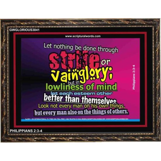 VAIN GLORY   Contemporary Christian Wall Art   (GWGLORIOUS3841)   