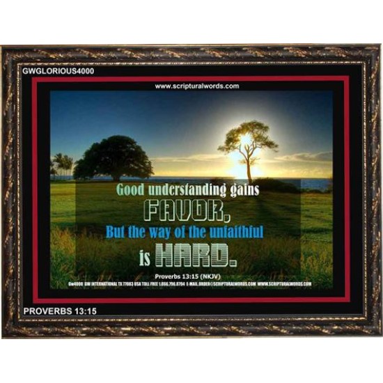 UNFAITHFULNESS   Framed Restroom Wall Decoration   (GWGLORIOUS4000)   