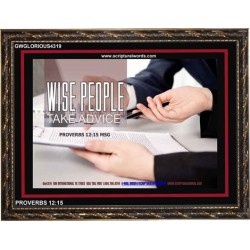 WISE PEOPLE   Bible Verses Frame Online   (GWGLORIOUS4319)   