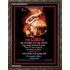 WITH MY SONG WILL I PRAISE HIM   Framed Sitting Room Wall Decoration   (GWGLORIOUS4538)   "33x45"