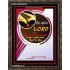 THE WORD OF THE LORD   Framed Hallway Wall Decoration   (GWGLORIOUS4544)   "33x45"