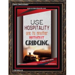 USE HOSPITALITY   Modern Christian Wall Dcor Frame   (GWGLORIOUS4667)   "33x45"