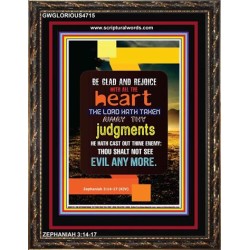 WITH ALL THE HEART   Scripture Art Prints   (GWGLORIOUS4715)   
