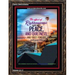 TRUST FOREVER   Frame Bible Verse   (GWGLORIOUS4844)   "33x45"