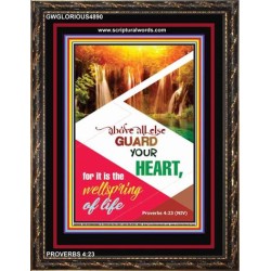 WELLSPRING OF LIFE   Christian Artwork Frame   (GWGLORIOUS4890)   "33x45"