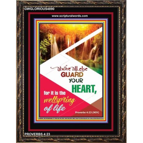 WELLSPRING OF LIFE   Christian Artwork Frame   (GWGLORIOUS4890)   