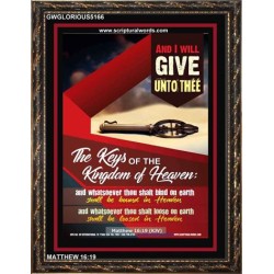 WHATSOEVER THOU SHALT BIND ON EARTH   Printable Bible Verses to Framed   (GWGLORIOUS5166)   "33x45"