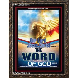 THE WORD OF GOD   Bible Verse Art Prints   (GWGLORIOUS5495)   