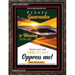 A BLESSING FOR ME   Scripture Art Prints   (GWGLORIOUS5533)   "33x45"