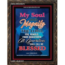 ALL GENERATIONS    Encouraging Bible Verse Frame   (GWGLORIOUS6472)   
