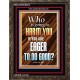 WHO IS GOING TO HARM YOU   Frame Bible Verse   (GWGLORIOUS6478)   