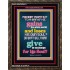 WHAT DOES IT PROFIT TO GAIN THE WHOLE WORLD   Bible Verses For the Kids Frame    (GWGLORIOUS6511)   "33x45"