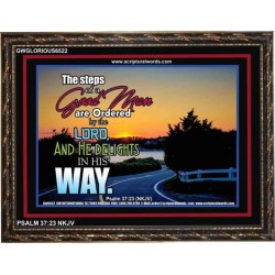 A GOOD MANS STEPS   Framed Office Wall Decoration   (GWGLORIOUS6522)   
