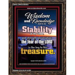 WISDOM AND KNOWLEDGE   Bible Verses    (GWGLORIOUS6563)   