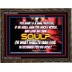 WHAT SHALL A MAN GIVE FOR HIS SOUL   Framed Guest Room Wall Decoration   (GWGLORIOUS6584)   