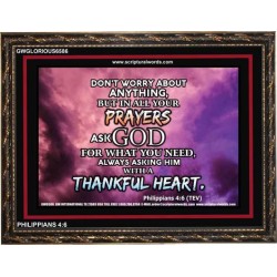 A THANKFUL HEART   Christian Paintings   (GWGLORIOUS6586)   