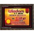 WISDOM   Framed Bible Verse   (GWGLORIOUS6782)   "45x33"