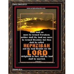 YOU SHALL NO MORE BE FORSAKEN   Bible Verses Frame for Home Online   (GWGLORIOUS721)   