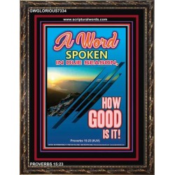 A WORD IN DUE SEASON   Contemporary Christian Poster   (GWGLORIOUS7334)   