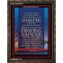 WORD OF GOD IS TWO EDGED SWORD   Framed Scripture Dcor   (GWGLORIOUS735)   "33x45"