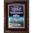 UNRIGHTEOUSNESS   Contemporary Christian Paintings Acrylic Glass frame   (GWGLORIOUS7369)   "33x45"