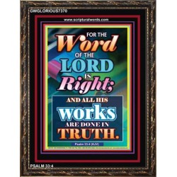 WORD OF THE LORD   Contemporary Christian poster   (GWGLORIOUS7370)   "33x45"