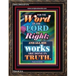 WORD OF THE LORD   Contemporary Christian poster   (GWGLORIOUS7370)   