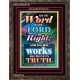 WORD OF THE LORD   Contemporary Christian poster   (GWGLORIOUS7370)   