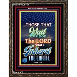 WAIT UPON THE LORD   Bible Verses Frame for Home   (GWGLORIOUS7425)   "33x45"