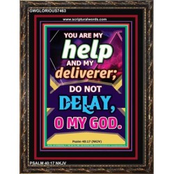 YOU ARE MY HELP   Frame Scriptures Dcor   (GWGLORIOUS7463)   