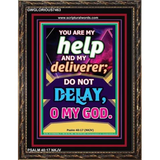 YOU ARE MY HELP   Frame Scriptures Dcor   (GWGLORIOUS7463)   