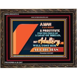 ADULTERY   Bible Verse Frame   (GWGLORIOUS7512)   