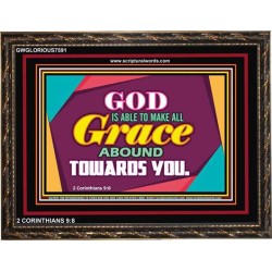 ABOUNDING GRACE   Printable Bible Verse to Framed   (GWGLORIOUS7591)   