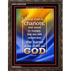 TRUST IN THE LORD   Christian Quote Frame   (GWGLORIOUS768)   "33x45"