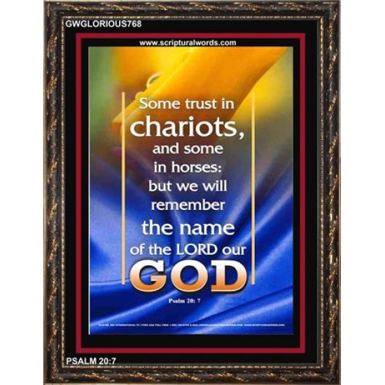 TRUST IN THE LORD   Christian Quote Frame   (GWGLORIOUS768)   